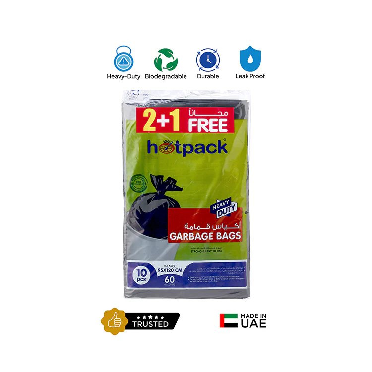 2+1 Offer Garbage Bag 95 x 120 cm | 10 Pieces x 3 Packets - Image 6