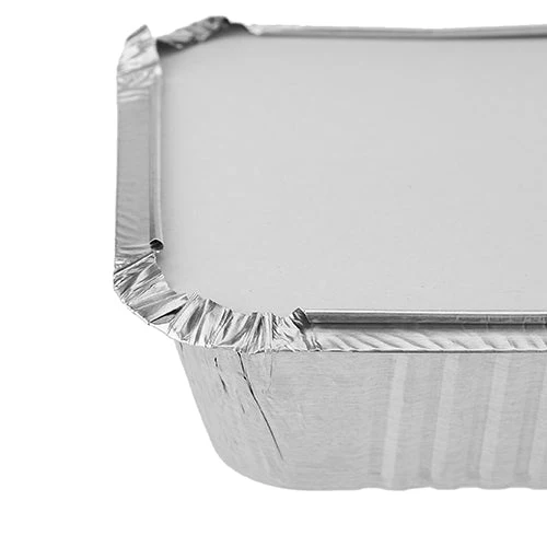 Aluminium Containers with Lid  8342 ( 420 CC )  10 Pieces - Image 3