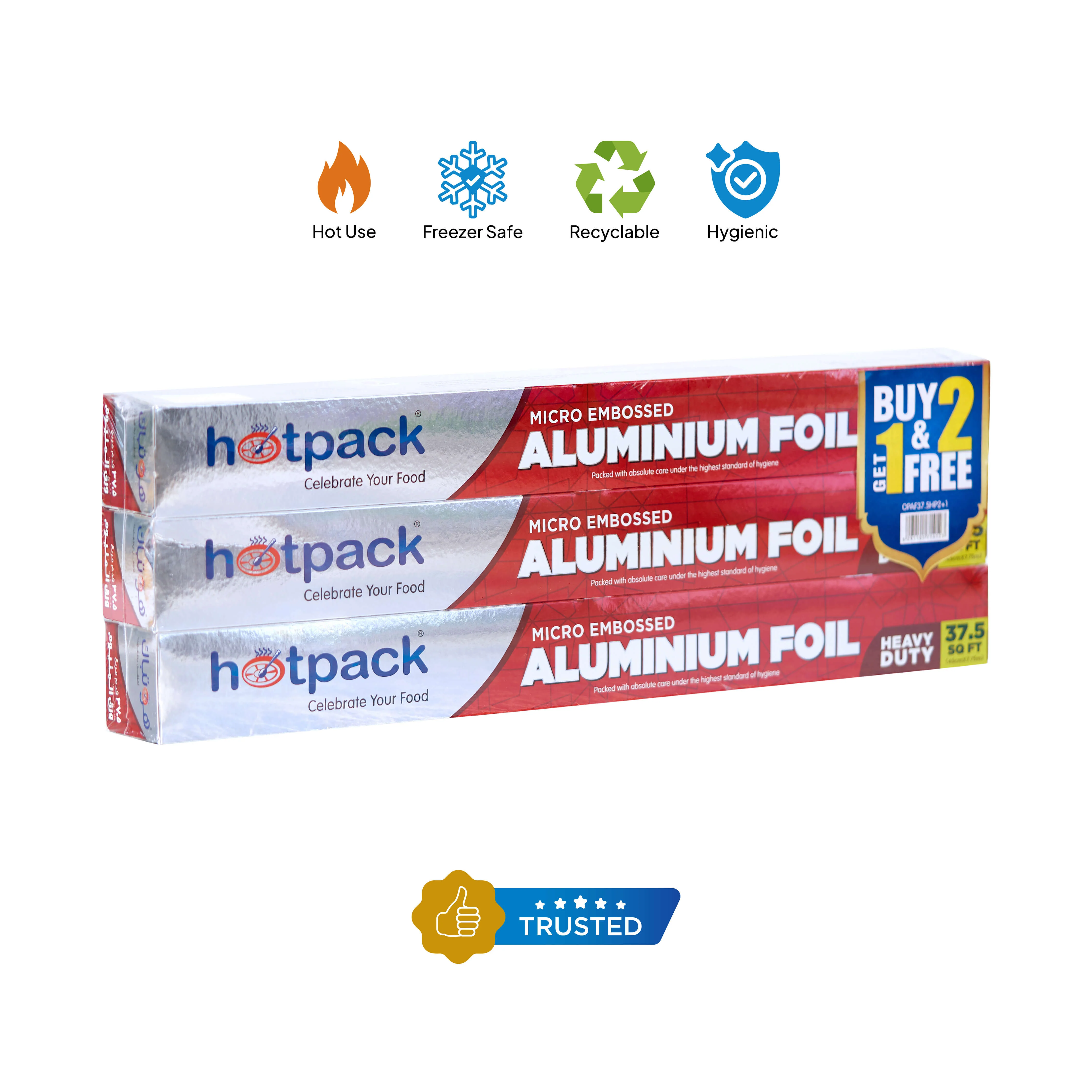 Aluminium Foil 37.5 Sqft 2+1 Free Offer Pack - Image 3