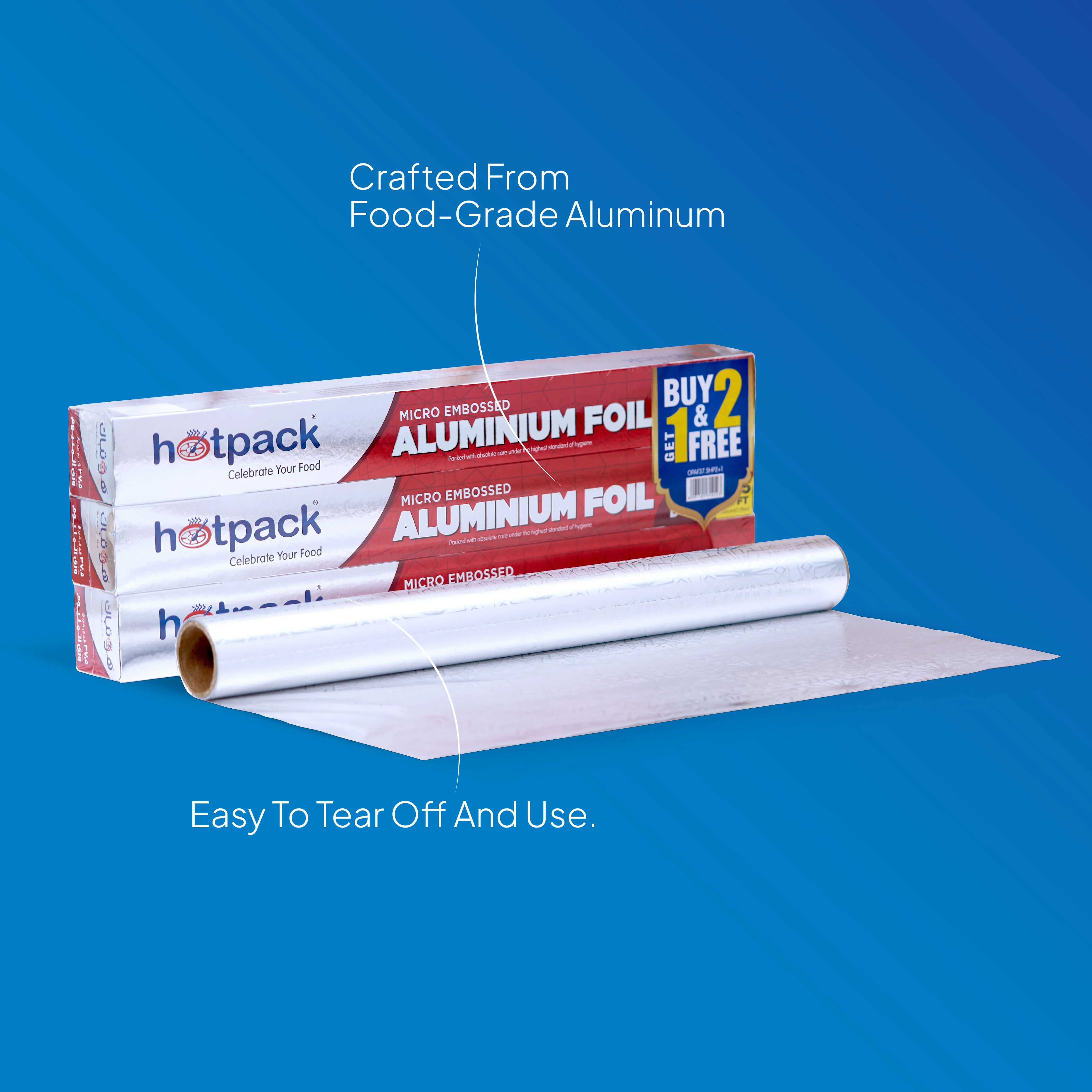 Aluminium Foil 37.5 Sqft 2+1 Free Offer Pack - Image 4
