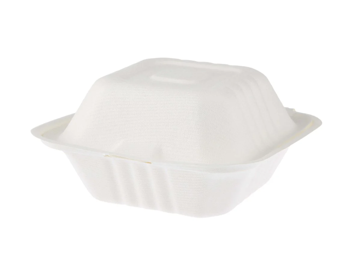 Bio Degradable Burger Box 6 inch 500 Pieces - Image 3
