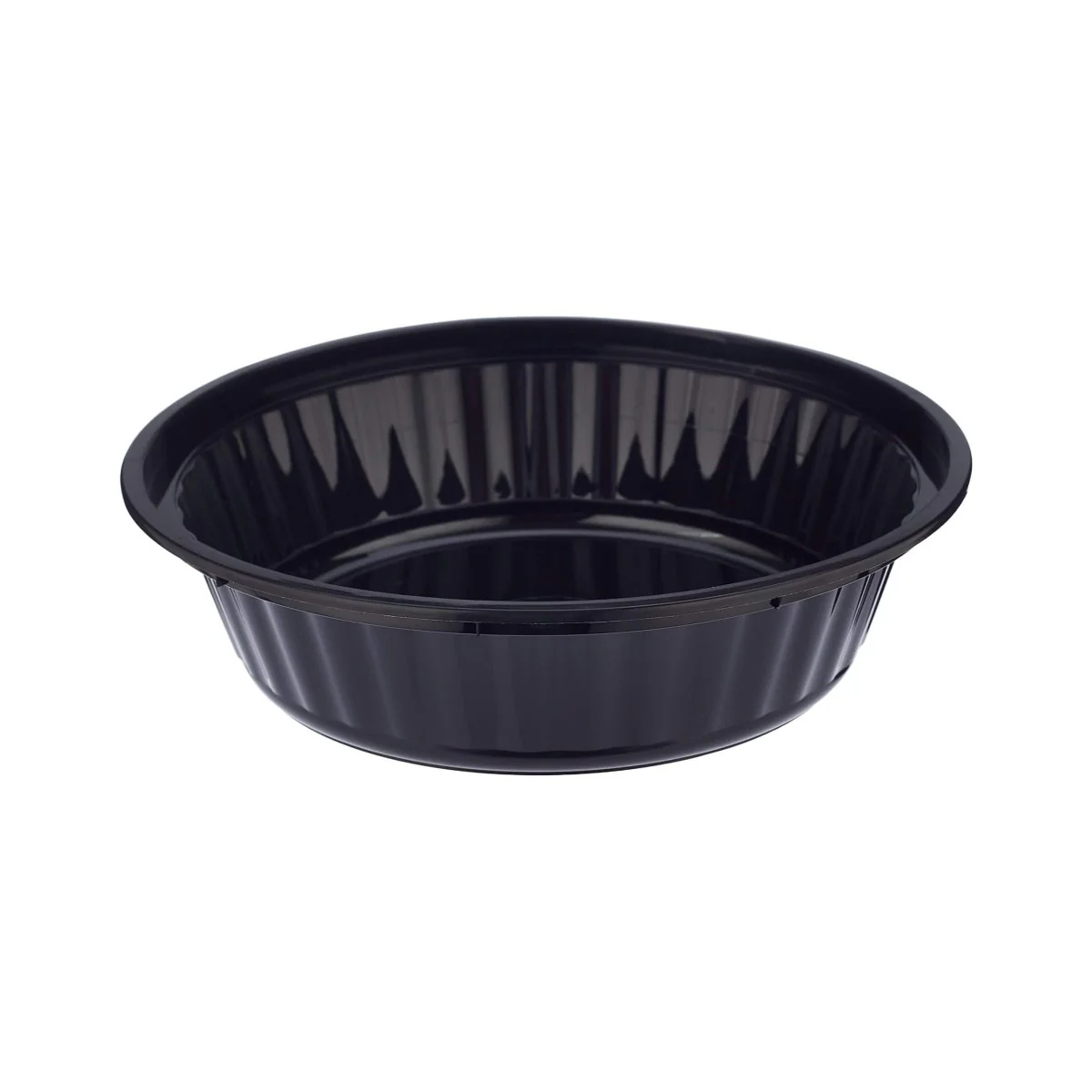 Black Base Round Container 24 Oz with Lids 150 Pieces - Image 4