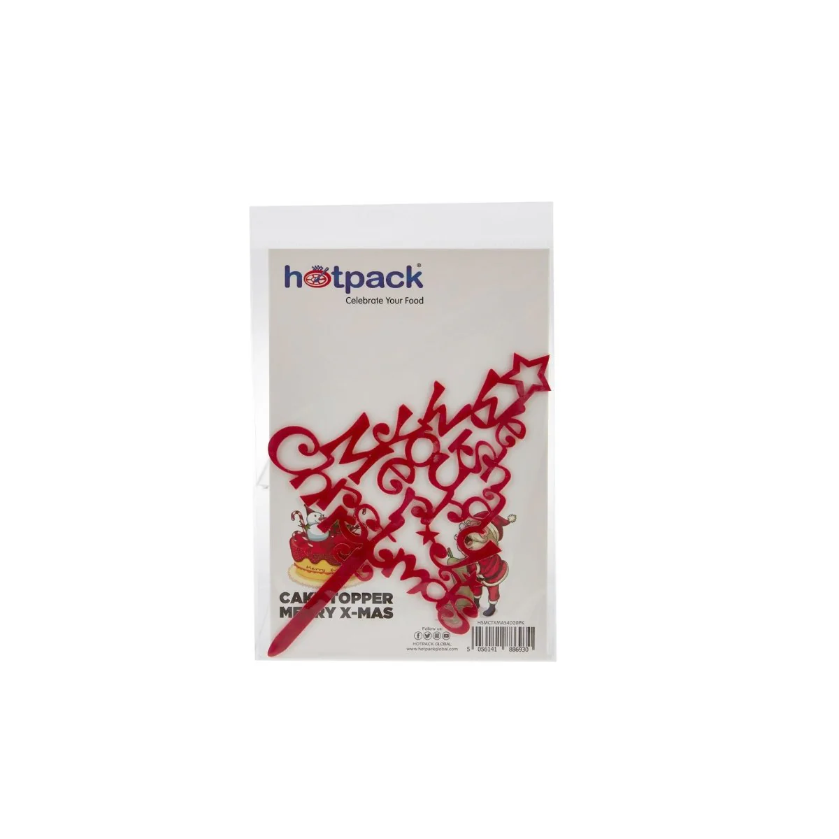 Christmas Cake Topper 1 Piece - Image 6