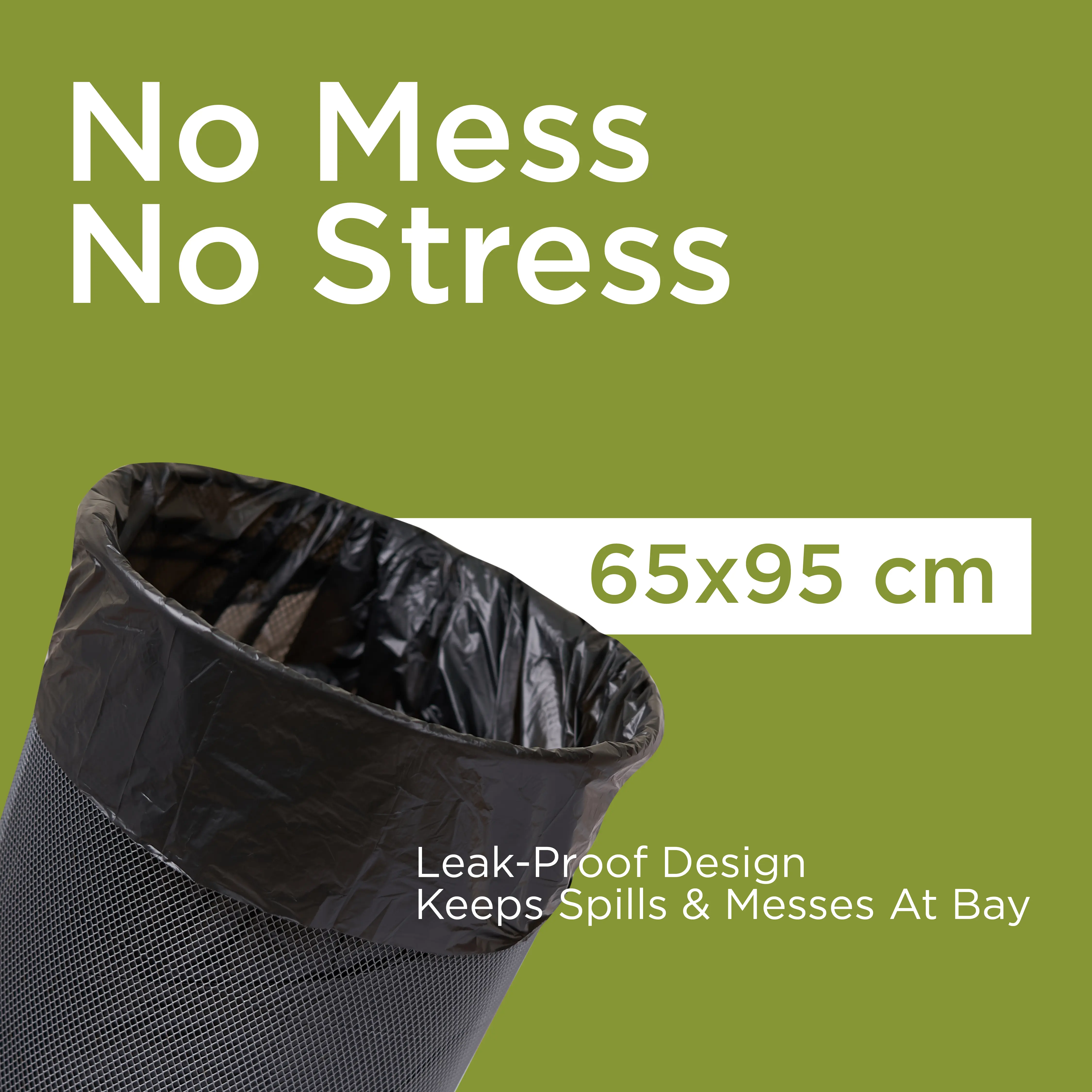 Garbage Bag Roll 65 x 95 cm Special Offer Pack - Image 6