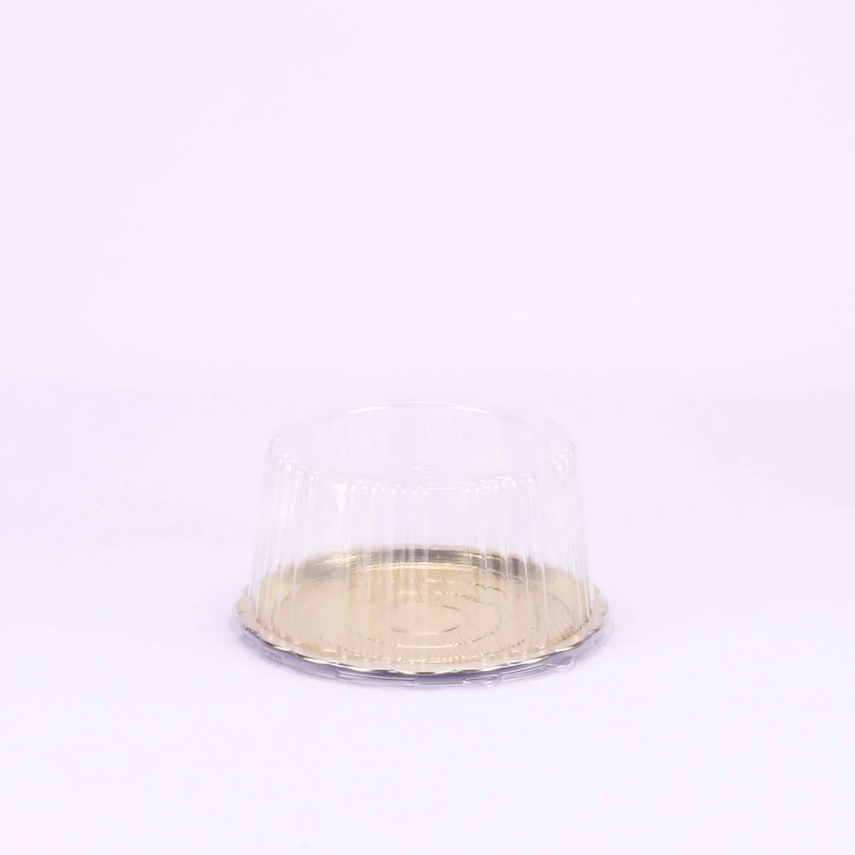 Gold Base Round Cake Container With Lid - Image 4