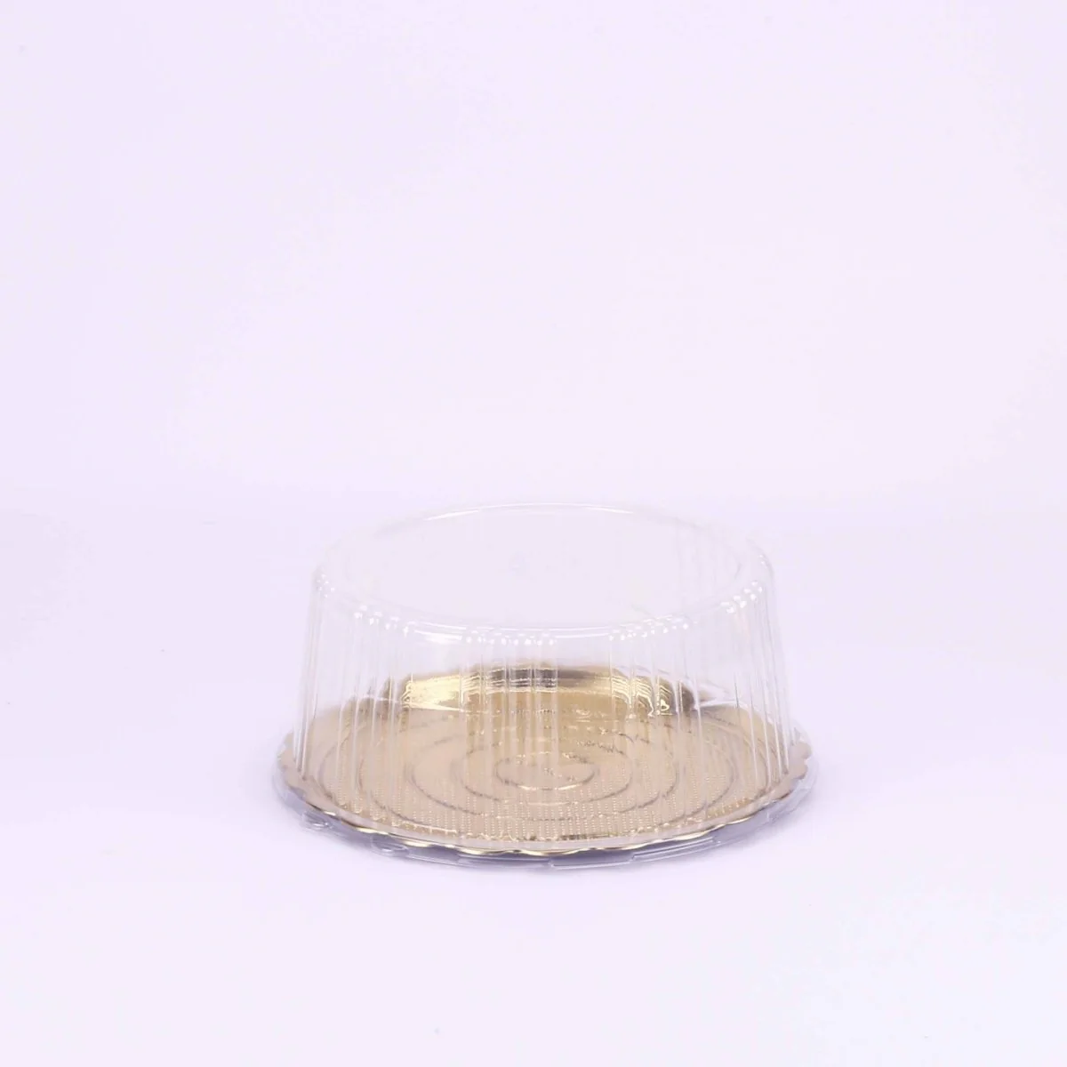 Gold Base Round Cake Container With Lid - Image 5