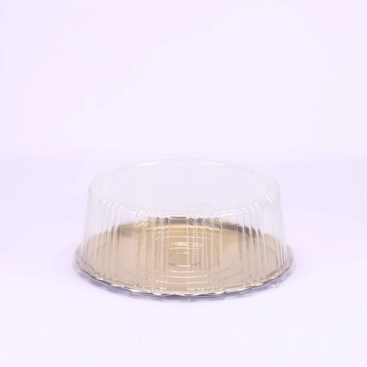 Gold Base Round Cake Container With Lid - Image 6