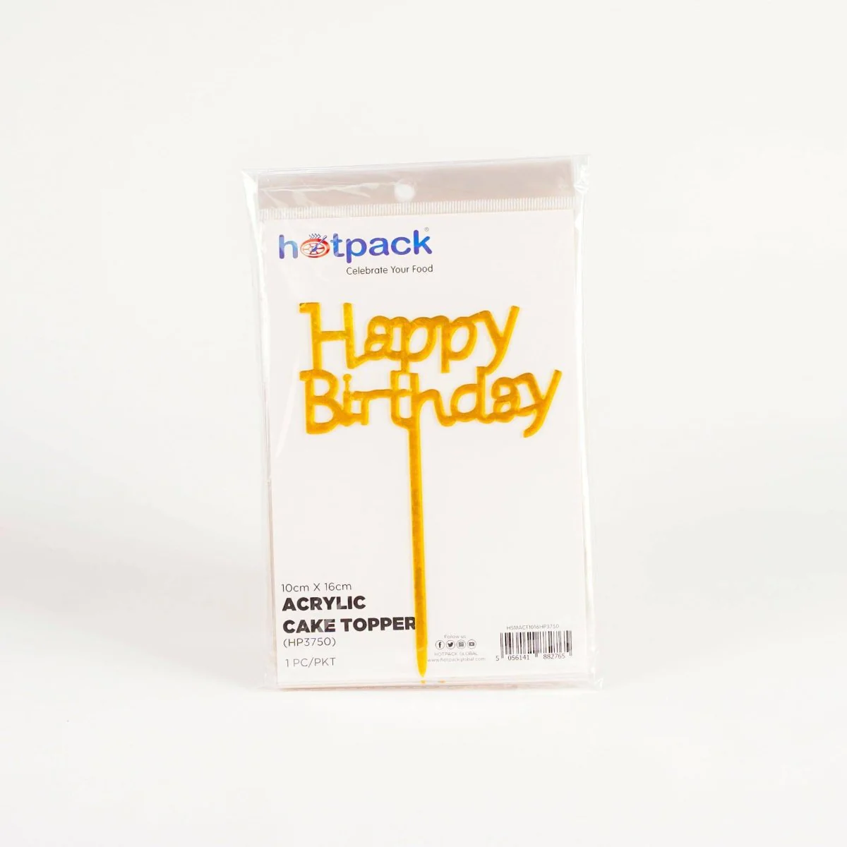 Golden Acrylic Cake Toppers 1 Piece - Image 6