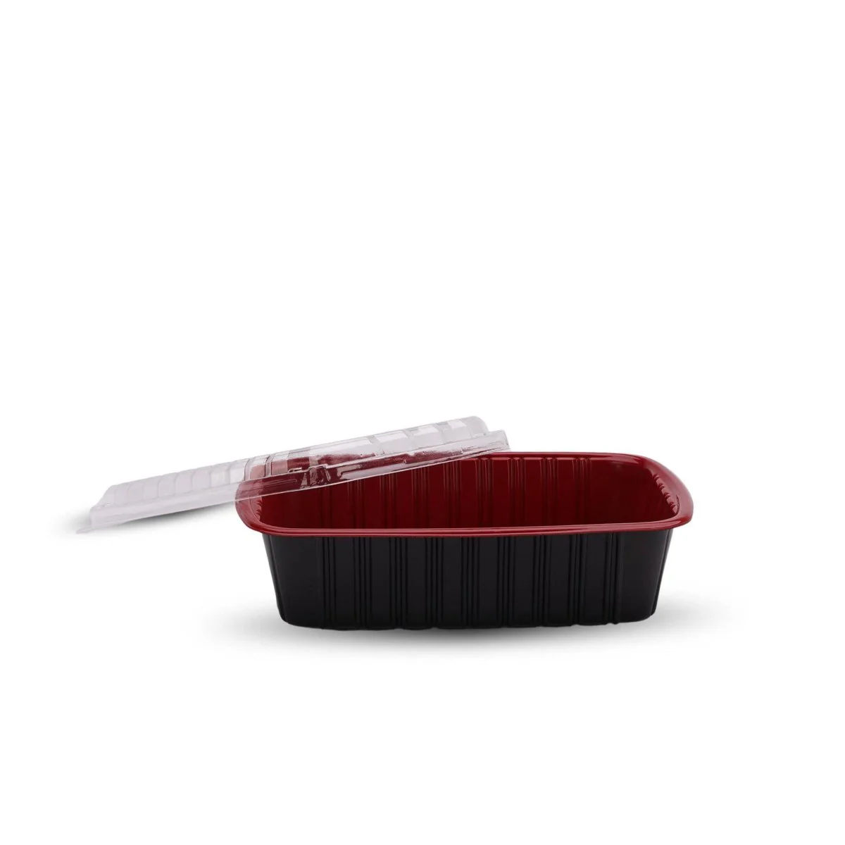 Red & Black 1000 ml PP Container With Lid 5 pieces - Image 3