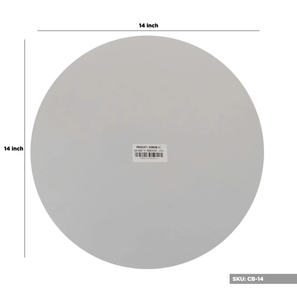 Silver Round Cake Board - Image 28