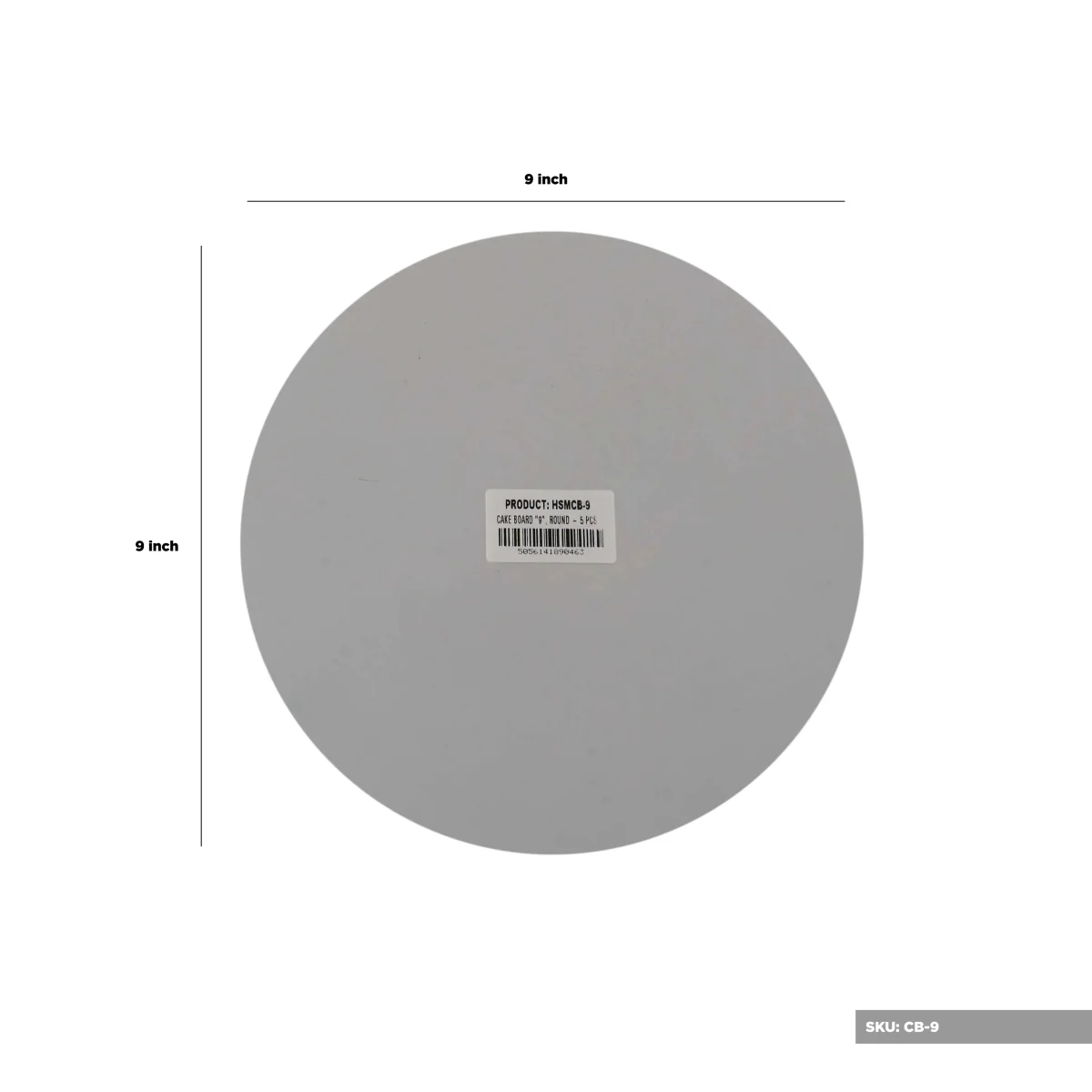 Silver Round Cake Board - Image 3