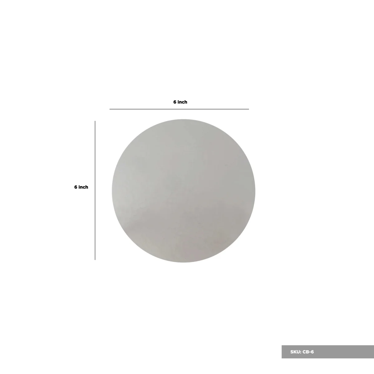 Silver Round Cake Board - Image 5