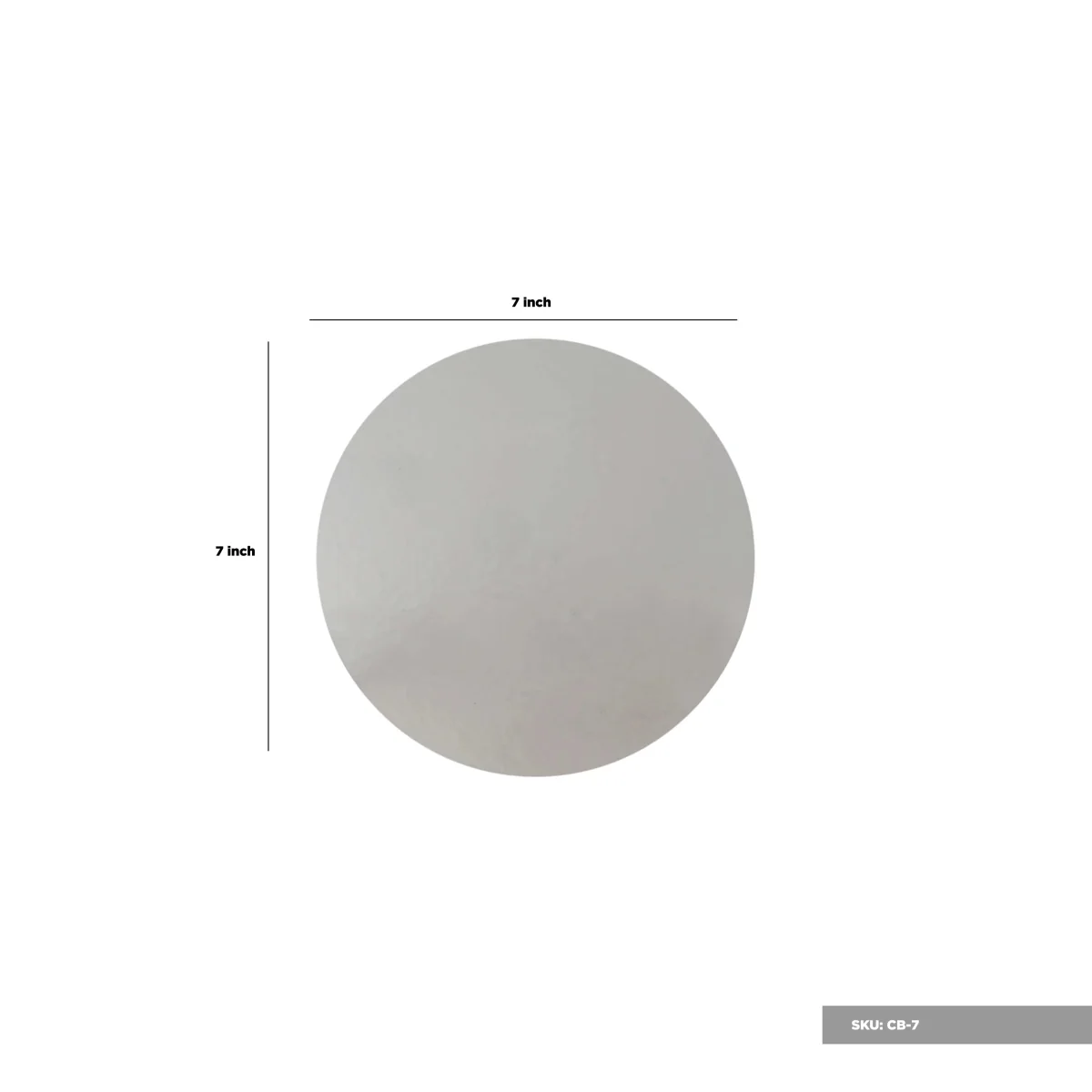 Silver Round Cake Board - Image 7