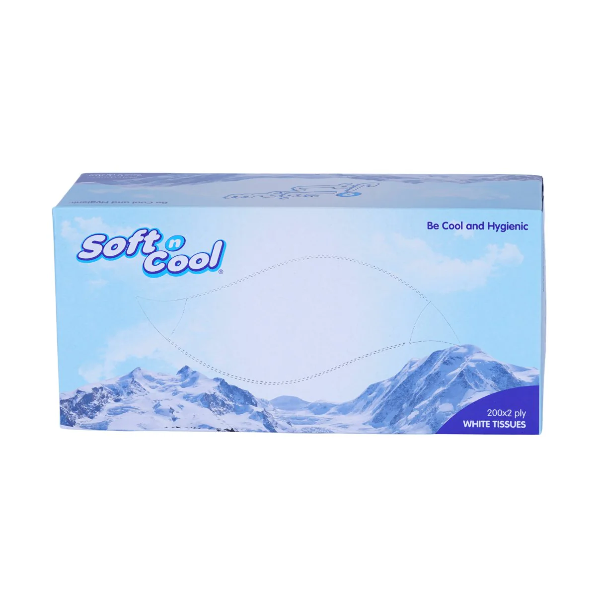 Soft n Cool Facial Tissue 200 Sheets X 2 Ply 5 Boxes Pack - Image 7