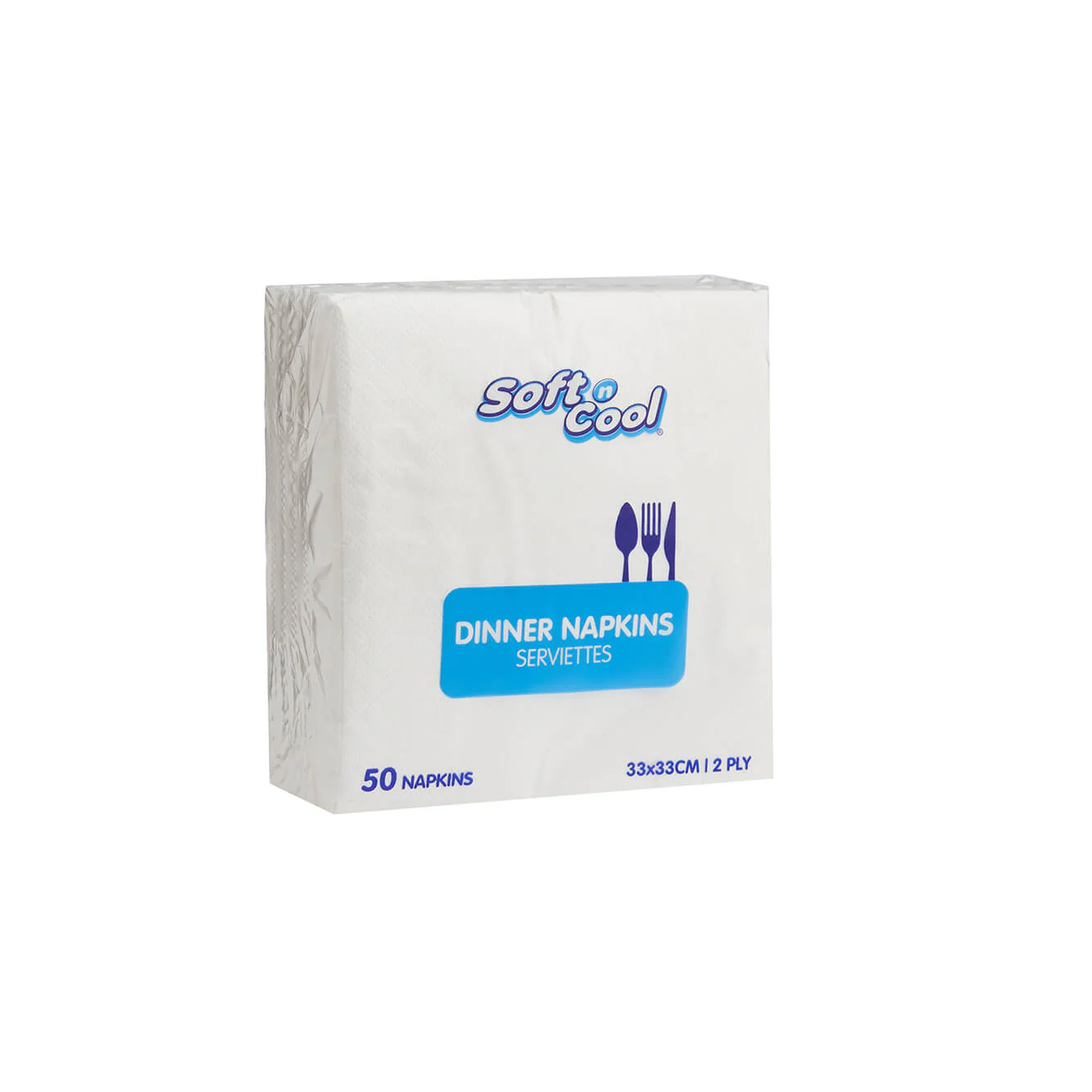 Soft n Cool Paper Folded Dinner Napkin 33 X 33 cm 2000 Pieces - Image 3