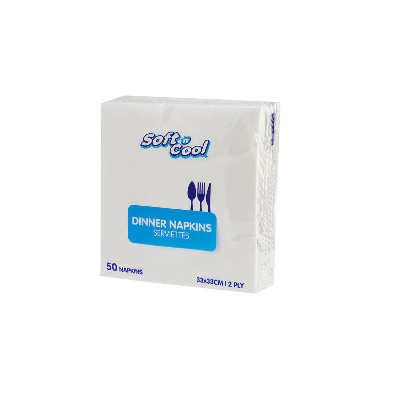 Soft n Cool Paper Folded Dinner Napkin 33 X 33 cm 2000 Pieces - Image 4