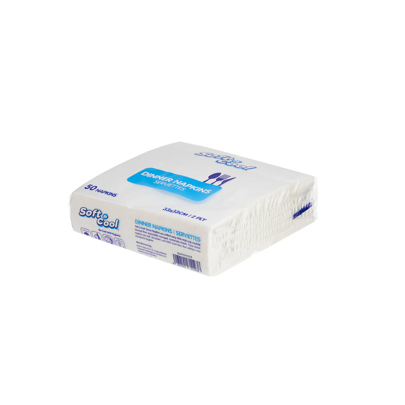 Soft n Cool Paper Folded Dinner Napkin 33 X 33 cm 2000 Pieces - Image 8